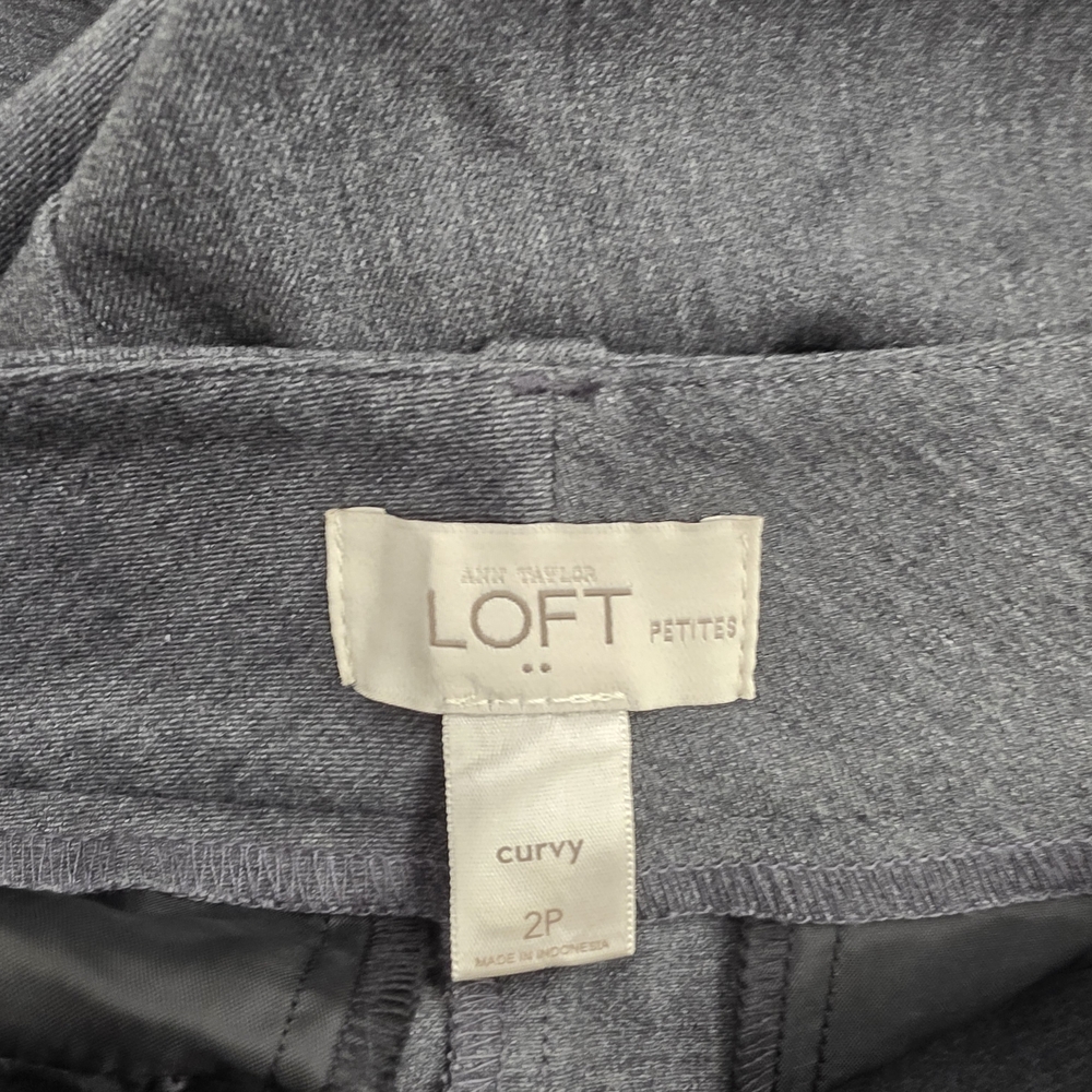 LOFT Women's Gray Boot Cut Pants - Picture 6 of 7